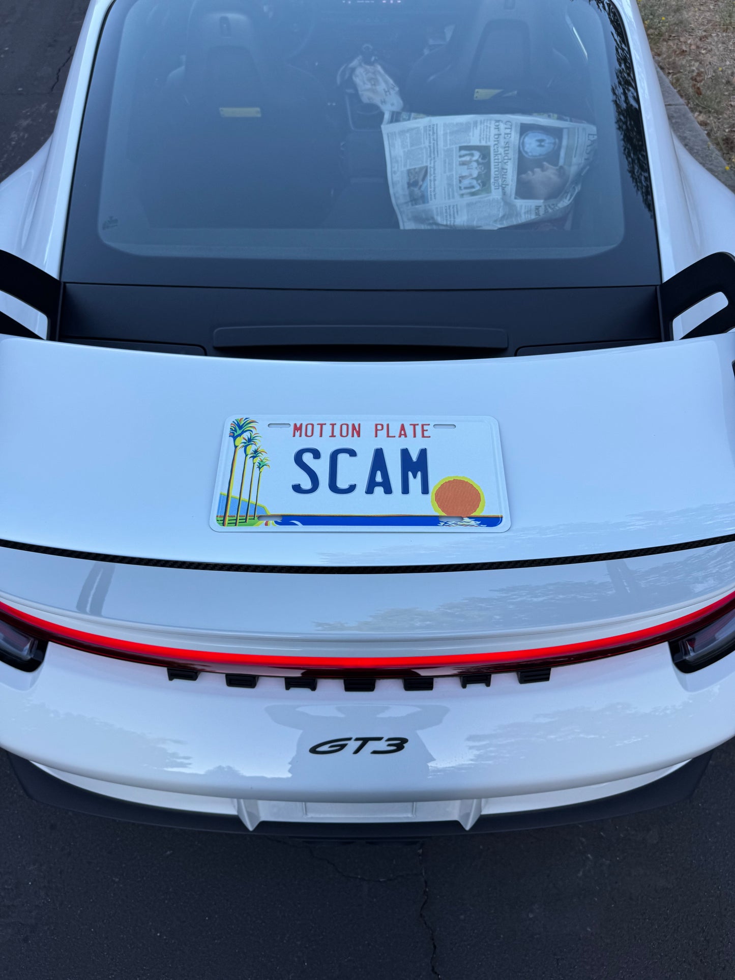 “SCAM” Aluminum Display Plate