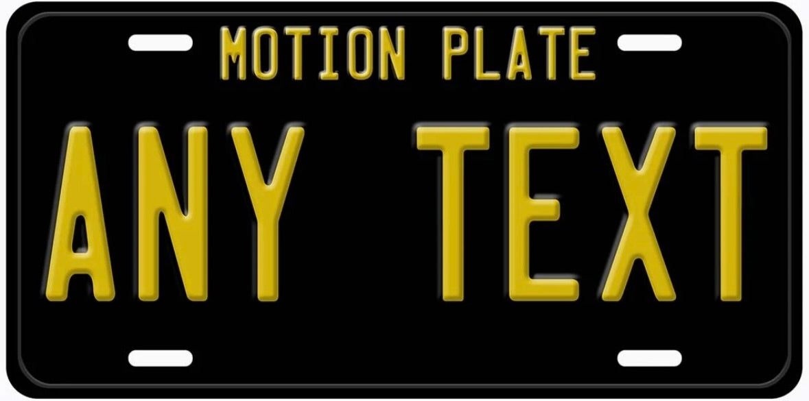 CUSTOM Aluminum Display Plate