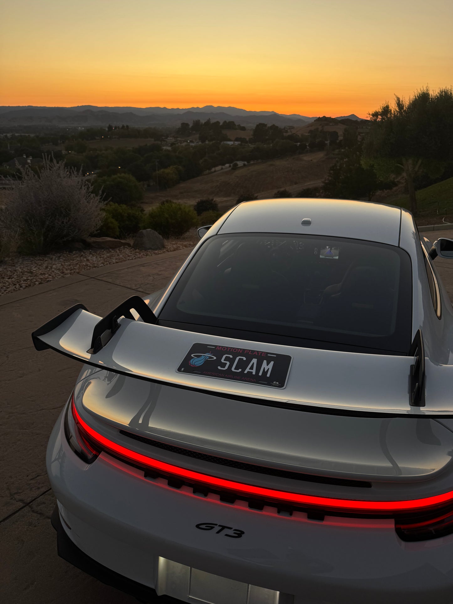 MIAMI “SCAM” Aluminum Display Plate