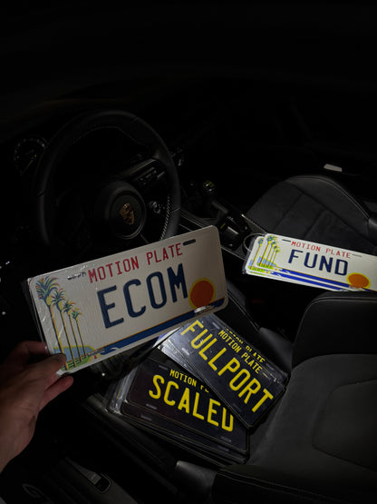 CUSTOM Aluminum Display Plate